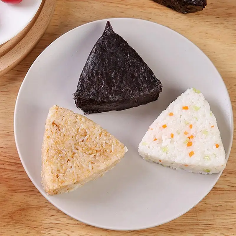 Moule à Onigiri Triangle Sushi 2 Tailles – Kit Sushi Maker Japonais Anti-Adhésif – Facile Et Fun En Famille