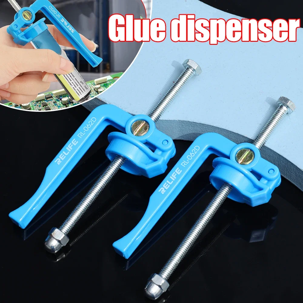 

RL-062D Solder Paste Booster PCB Board Repair Tools Labor-Saving 5-10CC Solder Paste Welding Oil Needle Cylinder Glue Dispenser