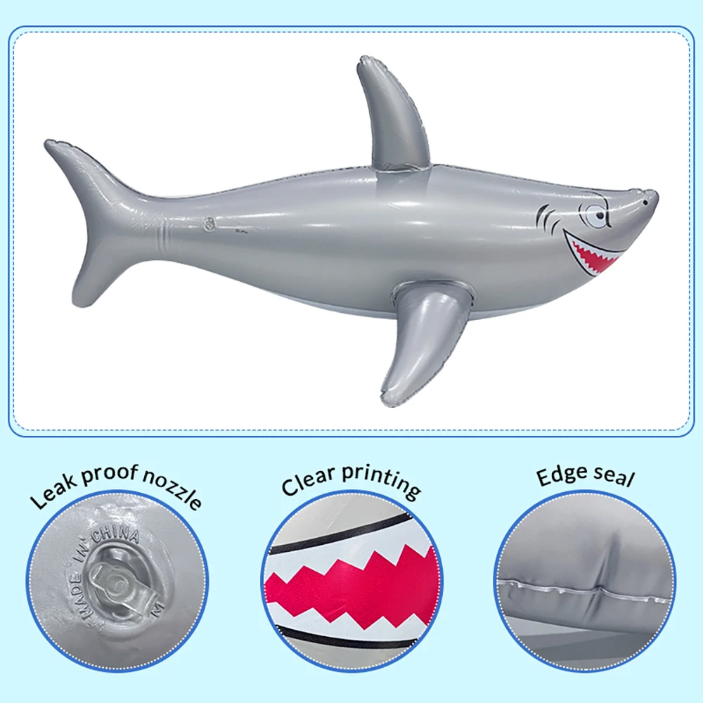 1つの新製品PVC製インフレータブルグレーシャークプールパーティーウォーターアニマルトイコスプレステージパフォーマンスプロップ海洋生物モデル