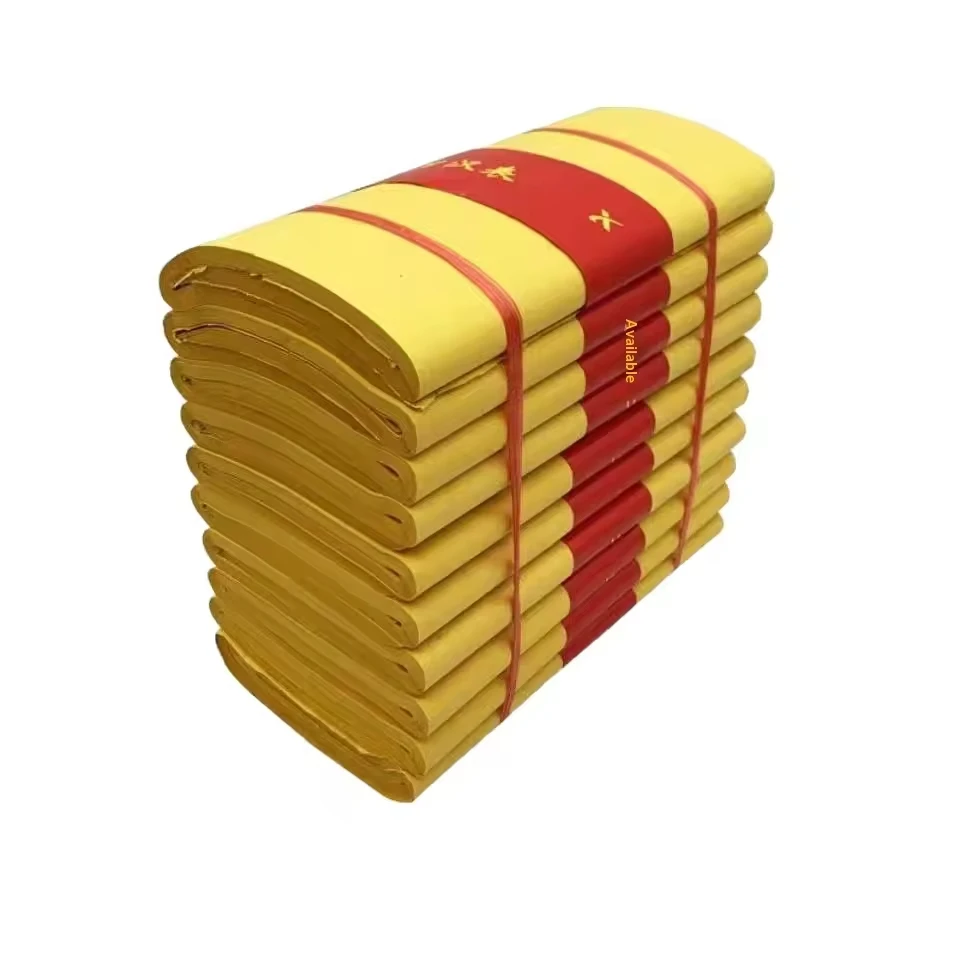 

Burn Paper Yellow Mounting Fire Watch Money Handmade Funeral Supplies for Funeral/Sacrifice