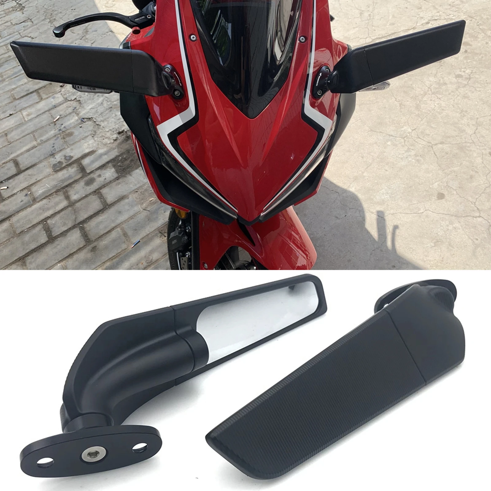 

Motorbike Rearview Mirror Wind Wing Side Retrovisore For HONDA CBR500R CBR650R CBR250RR CBR1000RR CBR929RR