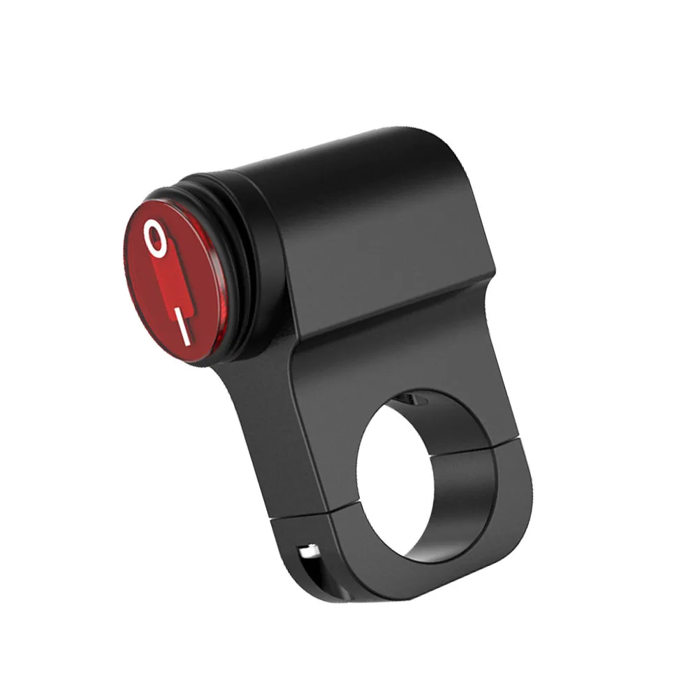 

Motorbike Handlebar Switch Aluminum Alloy Waterproof Motorcycle Headlight Emergency Light Button Control Motorbike Headlight