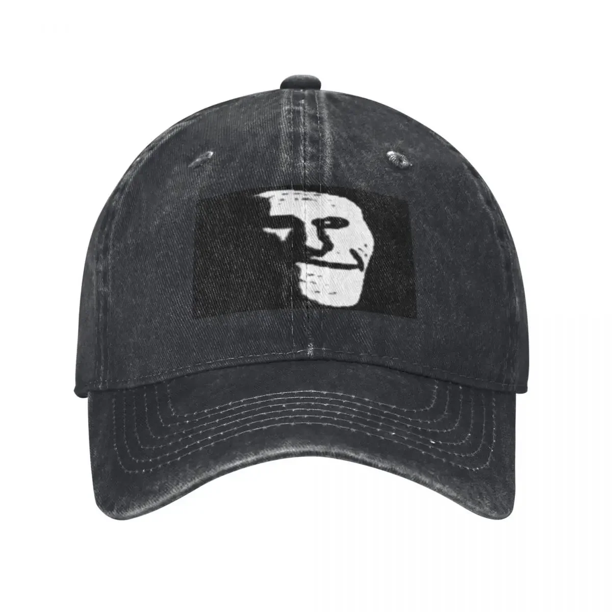 

Depressed Sad Troll face MEME Baseball Cap Wild Ball Hat Visor Rugby funny hat Man Women's