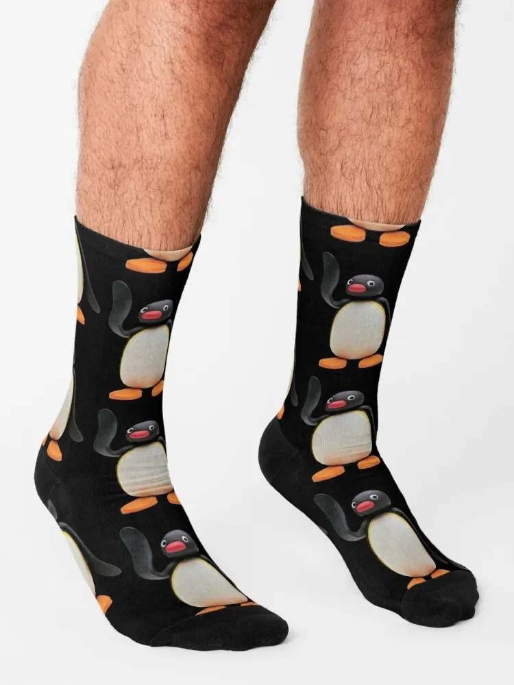 Pingu Greeting BeepPeep's calcetines de Merch oficiales, lotes de colores, regalo de Navidad, botas de senderismo, Calcetines para hombre y mujer