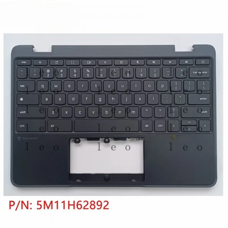 

CC New For Lenovo 100e Chromebook Gen 4 4th Palmrest Upper Case Keyboard 5M11H62892