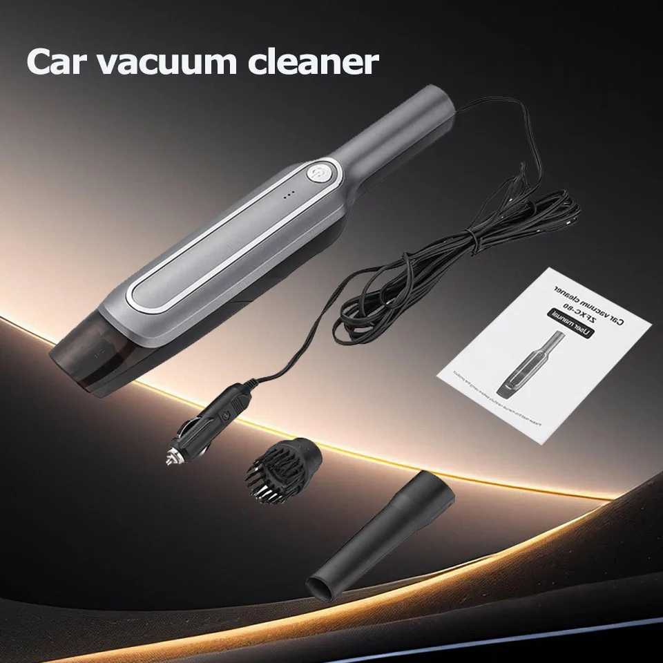 

2024 New Portable Car Vacuum Cleaner Shape Hand-held Strong SuctionPower Vacuuming Dust Sucking Garbage Car Vacuum Cleaner