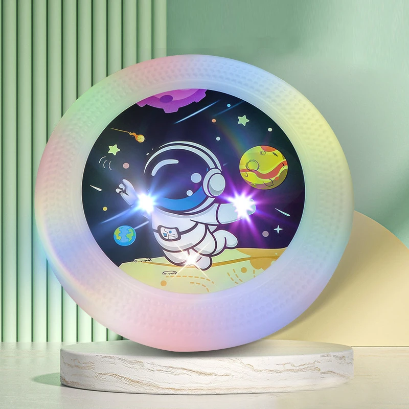 Outdoor LED Fliegende Untertasse Kinder Mode Silikon Spielzeug UFO Training Eltern-Kind-Spiel Interaktives Spielzeug Hunde Fliegende Untertasse – Detail 5