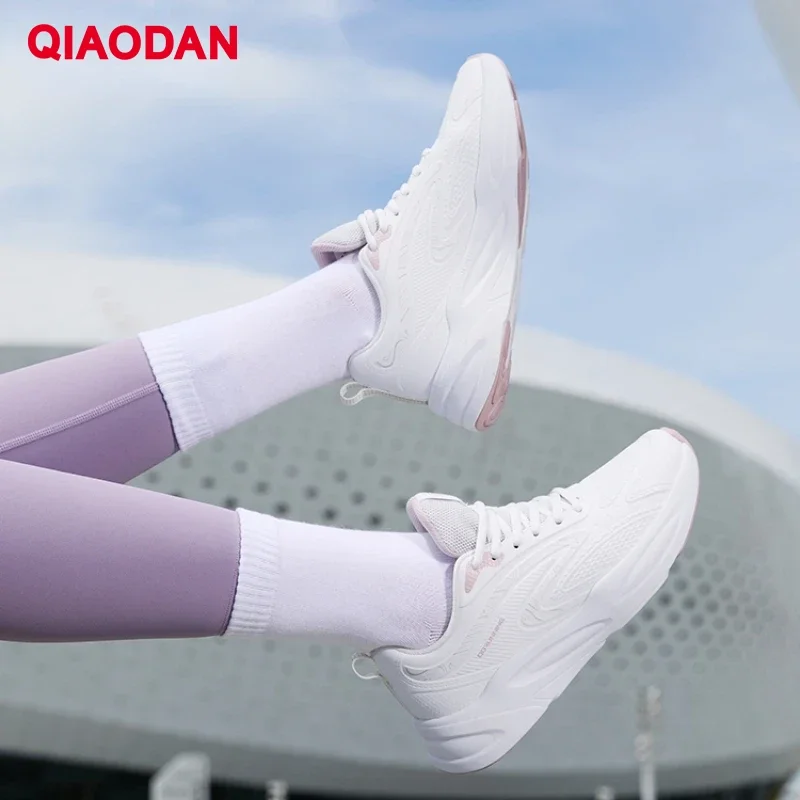 QIAODAN Sneakers Women 2023 Autumn New Fashion Anti-Slippery Waterproof Lightweight Soft Sole Casual Running Shoes XM46230212