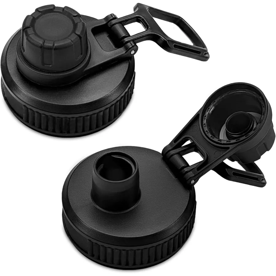 

Крышка с носиком для спортивных бутылок с водой с широким горлышком, 2 упаковки сменных крышек для большинства 12 14 16 18 20 22 32 40 64 унции Бот с водой с широким горлышком