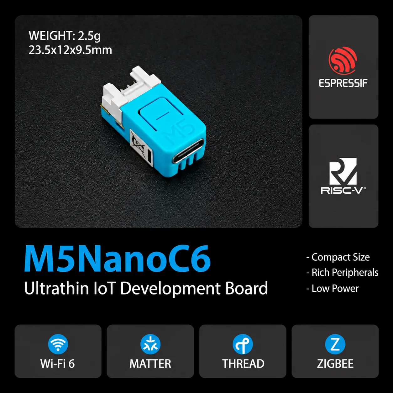 Esp32 Smart Home Kit - M5Stack NanoC6 ESP32-C6 Development Board WiFi