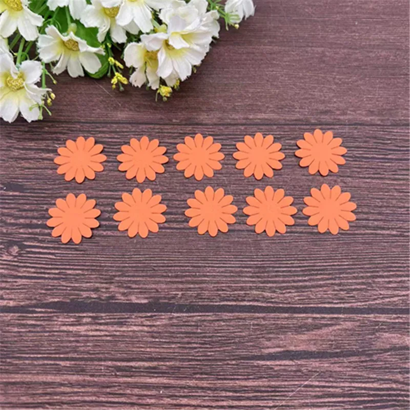 Sunflower Flowers Frame Metal Cutting Dies Stencils For DIY Scrapbooking Decorative Embossing Handcraft Template