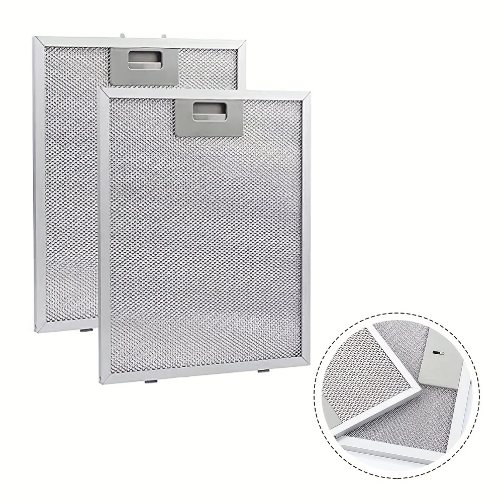 320x260 مللي متر شبكة معدنية شفاط المطبخ مرشح العادم مرشح مزيت دائم لأغطية المطبخ ، ملحقات الطبخ كفاءة #2