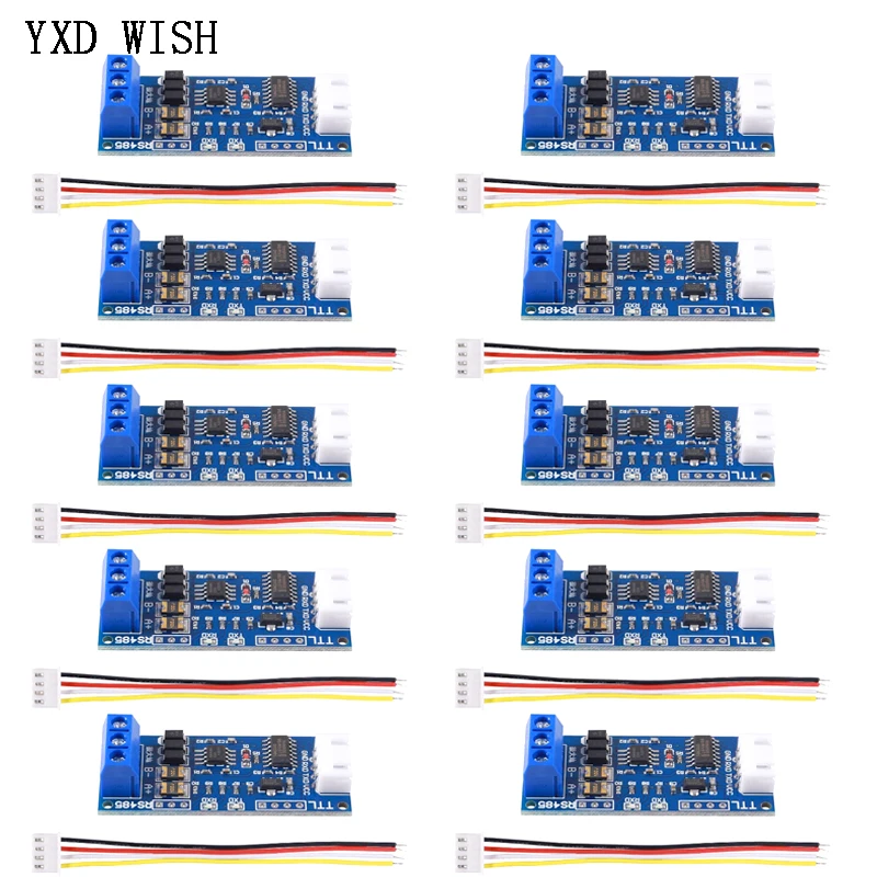 

10 шт. TTL в RS485 преобразователь 3,3 В/5,0 В аппаратный преобразователь автоматического управления модуль для Arduino для Arduino AVR DIY комплект