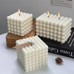 3D Bubble Candle Silicone Mold DIY Handmade Rubik's Cube Aromatherapy Wax Molds Plaster Soap Tool Epoxy Mould Home Decoration