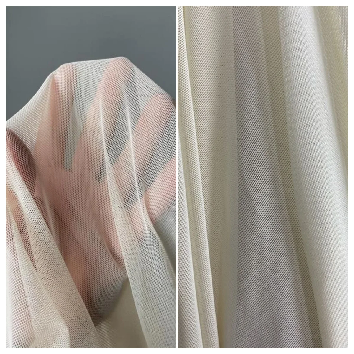 Премиум светло-бежевый, розовый, белый, черный, четырехсторонняя эластичная сетчатая ткань, мягкая прозрачная эластичная ткань для облегающих платьев, корректирующее белье