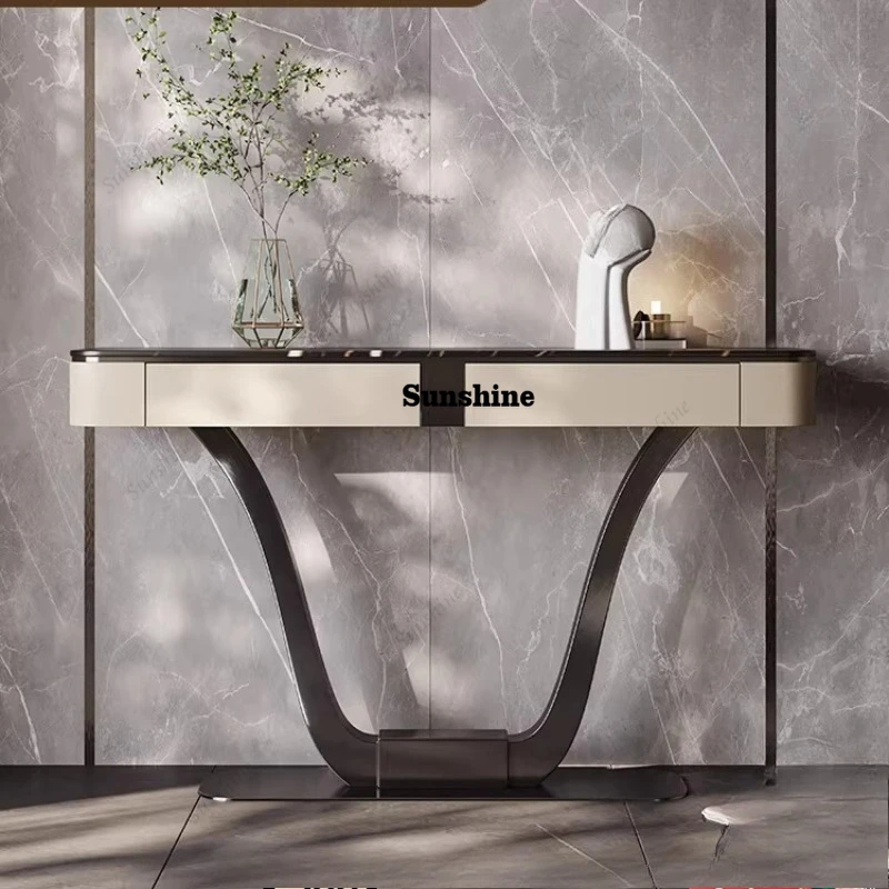 

Entry entrance table Modern simple living room end view table Entrance cabinet