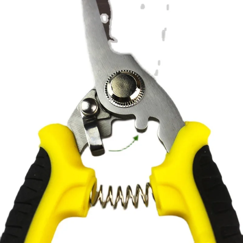 Heavy Duty 3CR13 Stainless Steel Electric Shears for Wire Cable Cutting