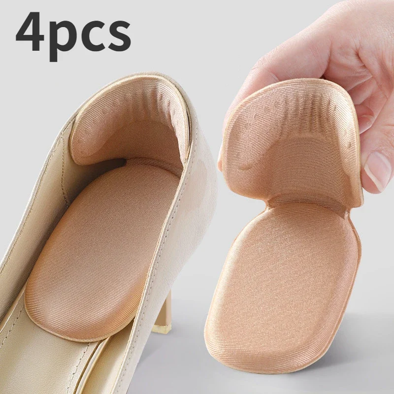 Weiche T-förmige Schwamm-Fersenpolster für Schuhe, High Heels, Einsätze, Kissenschutz, Damen, halbe Einlegesohlen, verstellbar, Komfort, Fußpflege