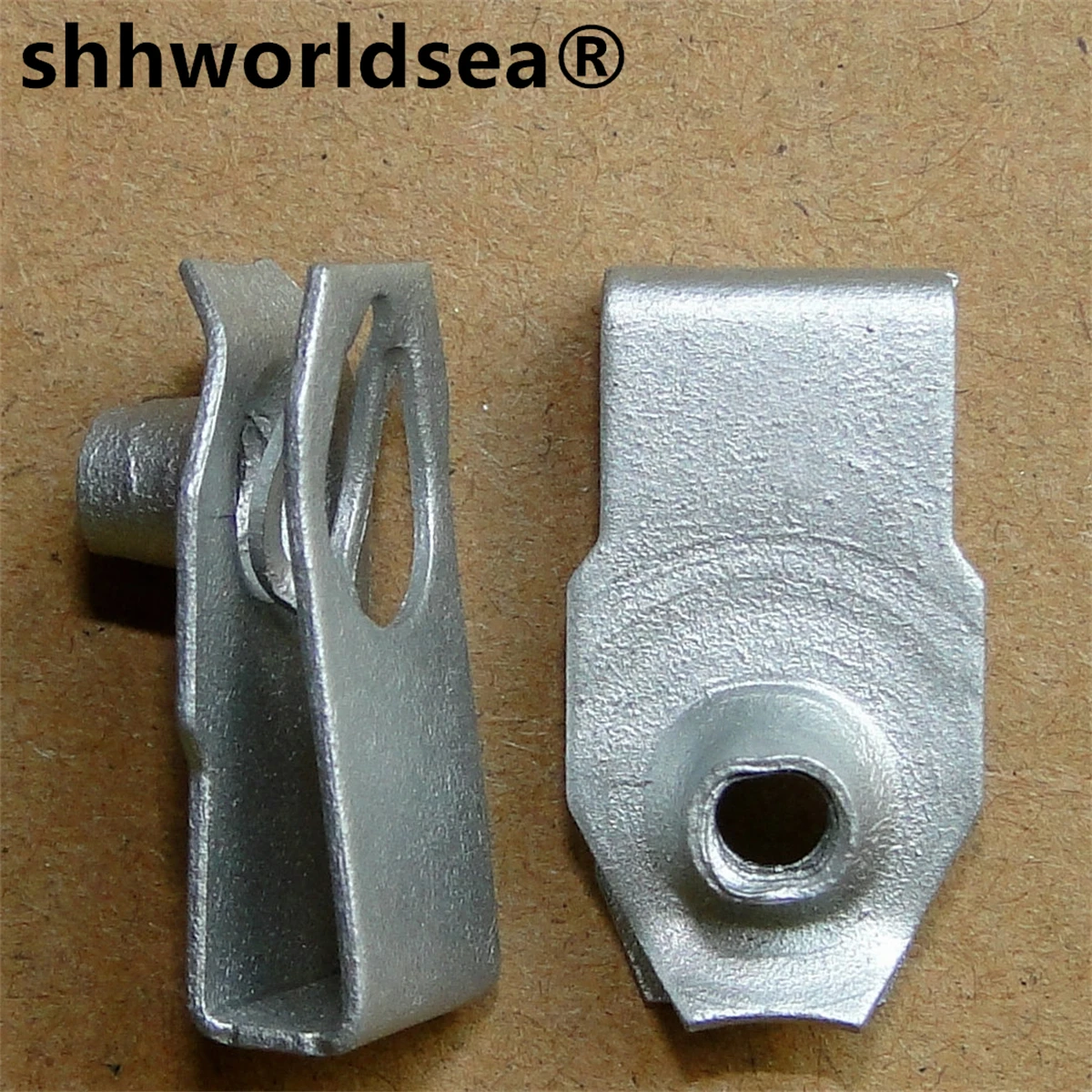 Shhworld-metal placa pára-choques dianteiro, frente e roda traseira tampa forro prendedor para gm 11548580