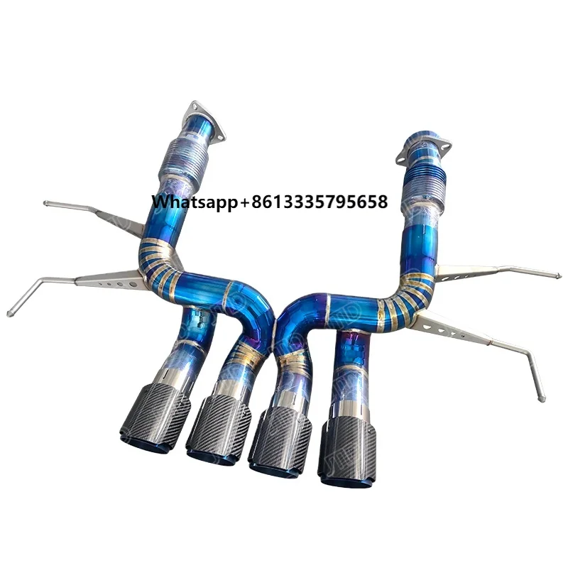 

JTLD Exhaust Straight Pipe Titanium Catback for Chevrolet Corvette C8 Z06 Super Sport X-Pipe Cat-Back Exhaust System 2023+