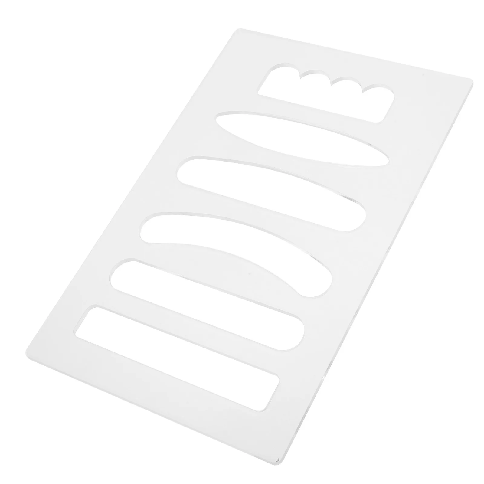 Clear Acrylic Charcuterie Board Handle Template Transparent Cutting Board Template for DIY Woodworking Projects Kitchen Cabinet