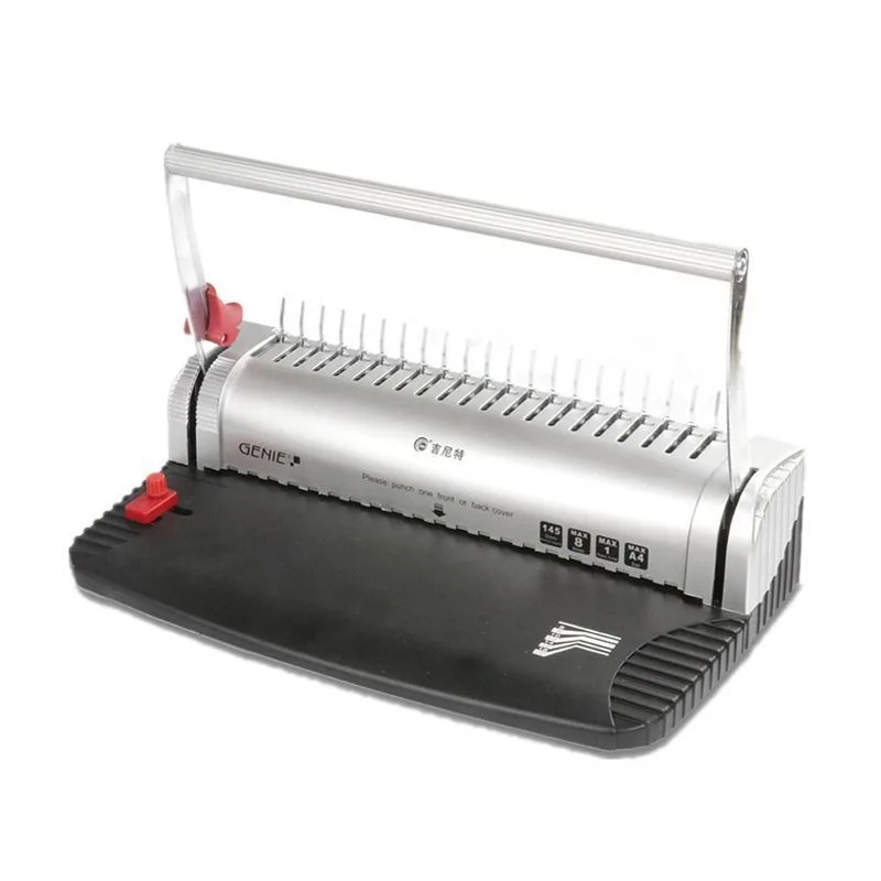 Comb voucher binding machine Office equipment Manual punching punching machine