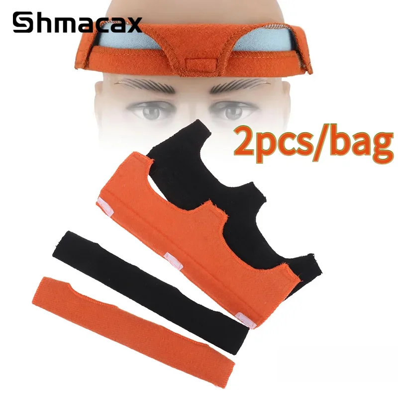 2 قطعة عرق الفرقة لخوذة العصابات قبعة صلبة لحام عرق الفرقة وسادة العصابة خوذة الصيف عقال