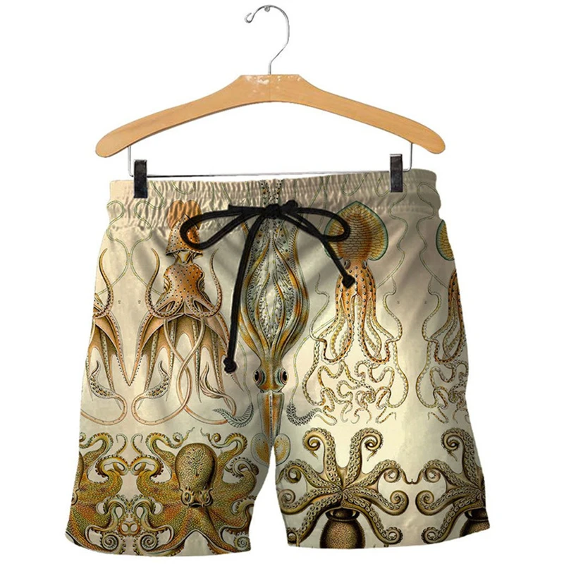 Sandbeach-pantalones cortos con tabla de tortuga para hombre, ropa para deportes al aire libre, pantalones cortos informales para la calle y la playa, ropa de calle de moda de verano para uso diario 2025