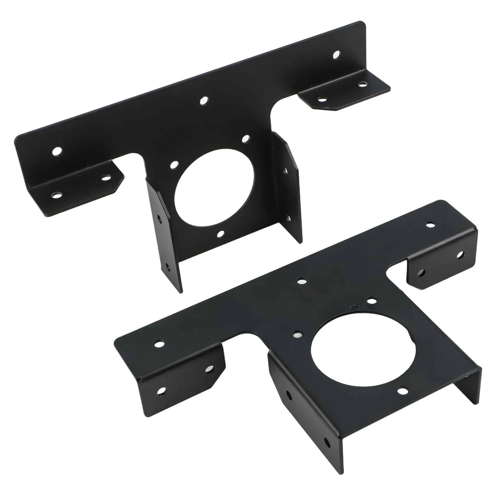 Building Pergolas Actual Size 3.5 X 3.5 3-Way T Brackets Adjustable Size Design Black Coated Finish Easy Installation Process