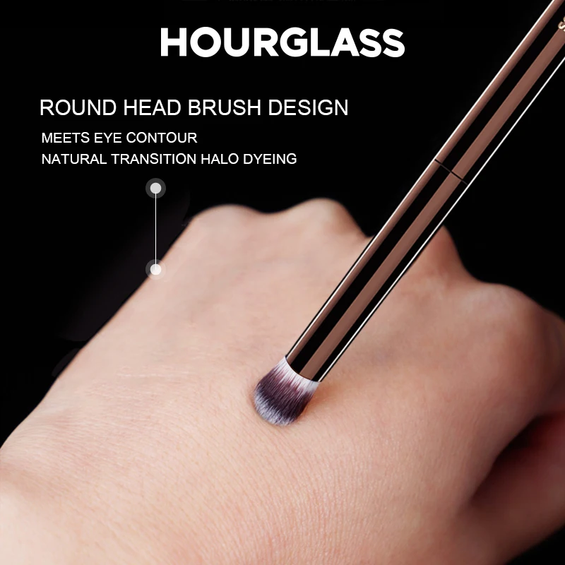 Hourglass - No.9 Makeup Brush Domed Shadow Brush Soft Fiber Hair Blending Eyeshadow Fashion Design Single Eye Brush