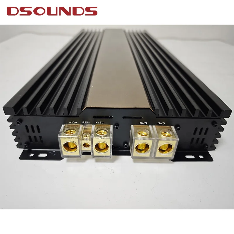 แอมพลิฟายเออร์เบสรถยนต์ 6500 วัตต์ RMS ที่ 0.5 โอห์ม กำลังขับ 6500 วัตต์ โมโนบล็อก สำหรับซับวูฟเฟอร์รถยนต์