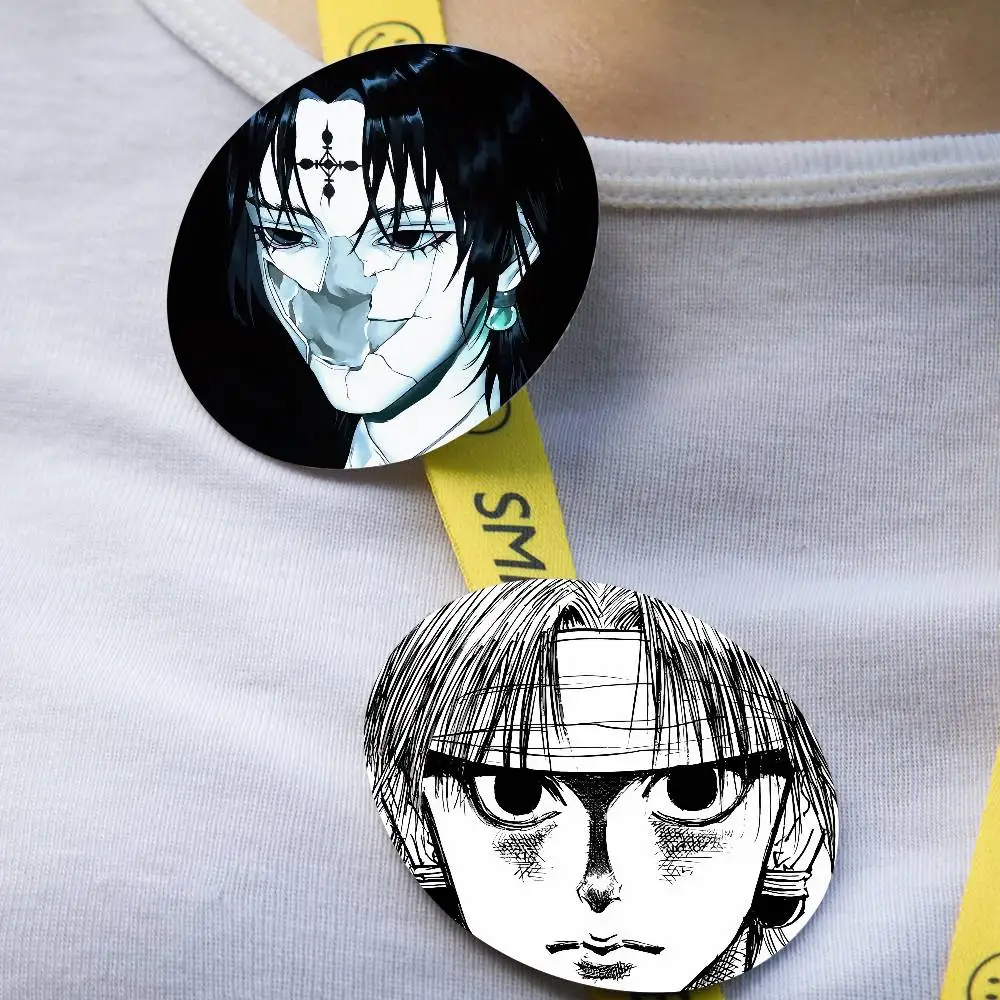 C-Chros-llos--O L-Lucilfer Mixed Theme Round Button Badge Set Anime Cartoon Music Game Fashion Pins