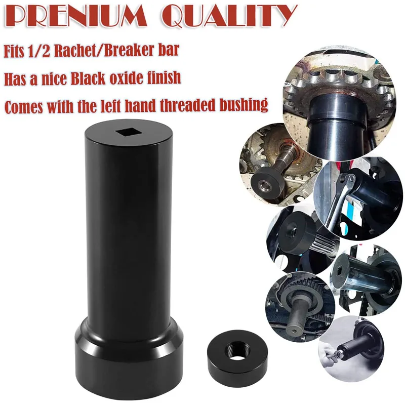 2-1/4 "Mainshaft koło pasowe klucz nakrętka zabezpieczająca wał główny gniazdo narzędzie do 2006 Up Harley Davidson bliźniacza kamera, Dyna, Electra więcej — zdjęcie 4