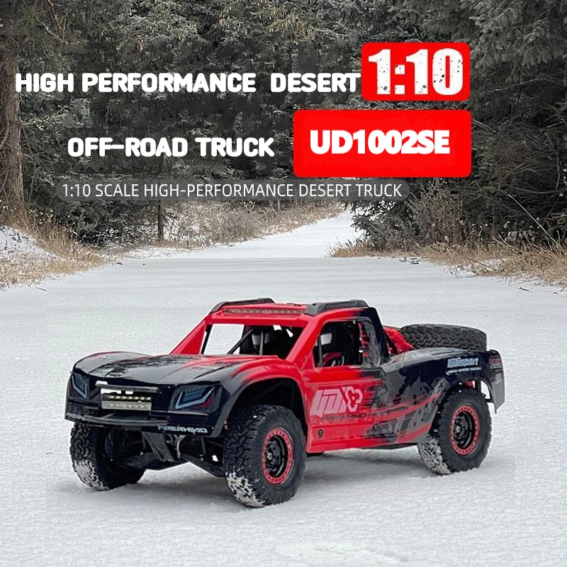 UDIRC UD1002SE V2 Rc Car 1:10 Rc Remote Control Car 2.4g High Speed 4WD Desert Off-Road Rc Truck Model Toy Cars Without Battery