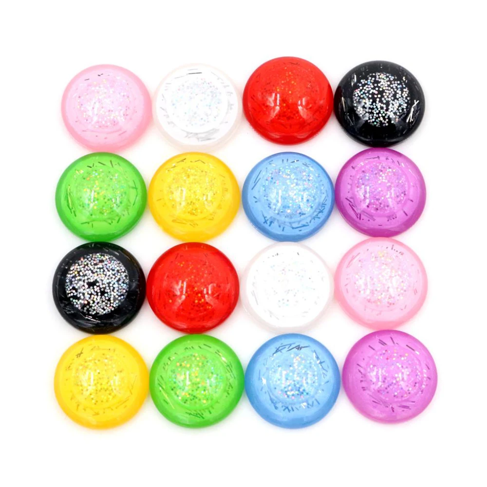 12mm Mix Colors Resin Style Flat back Resin Cabochons Fit 12mm Cameo Base