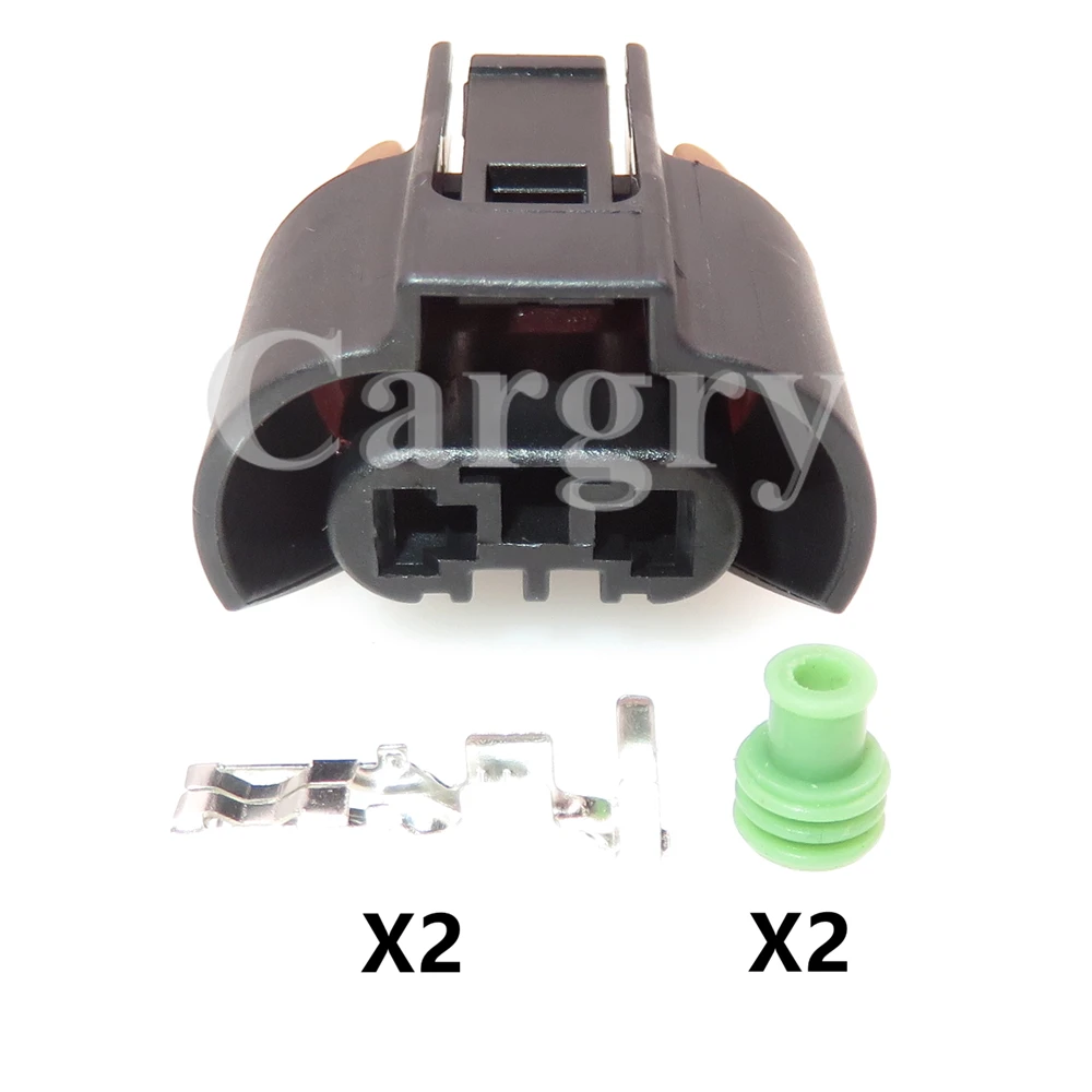 1 Set 2P AC Assembly Auto Modification Connector Accessories Car High Beam Lamp Electric Wiring Socket For Toyota 9006 9005