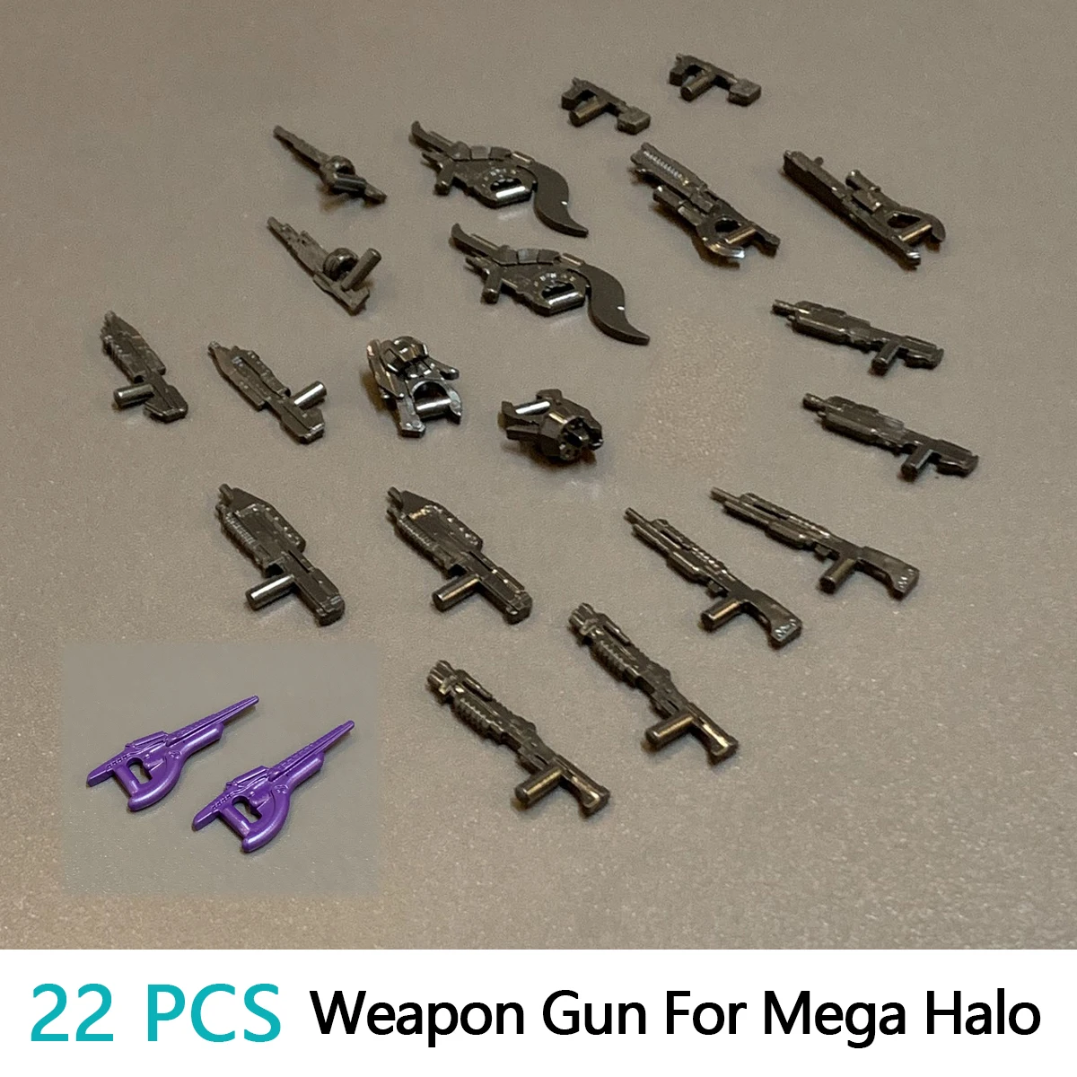 New 22Pcs Gun With Box For Mega CONSTRUX Bloks Unsc Elite SPARTAN Call of Duty CollectableAccessories