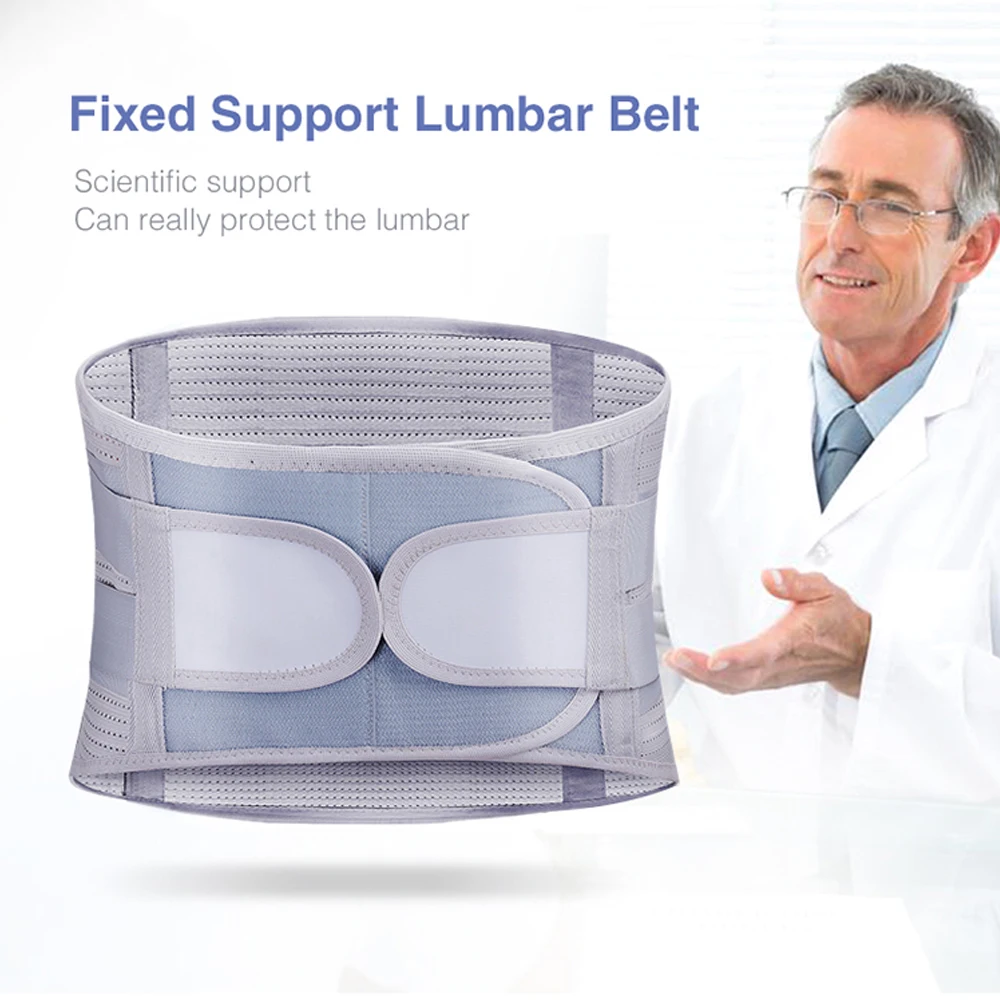 Lumbar Support Belt Disc Herniation Orthopedic Strain Pain Relief Corset For Back Spine Decompression Brace Self-heating