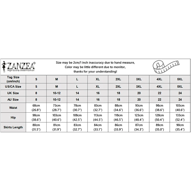 ZANZEA-Saia Midi de Algodão de Cintura Alta Elegante Feminina, Casual de Botões, Saias Linha A, Monocromática, Verão, 2023