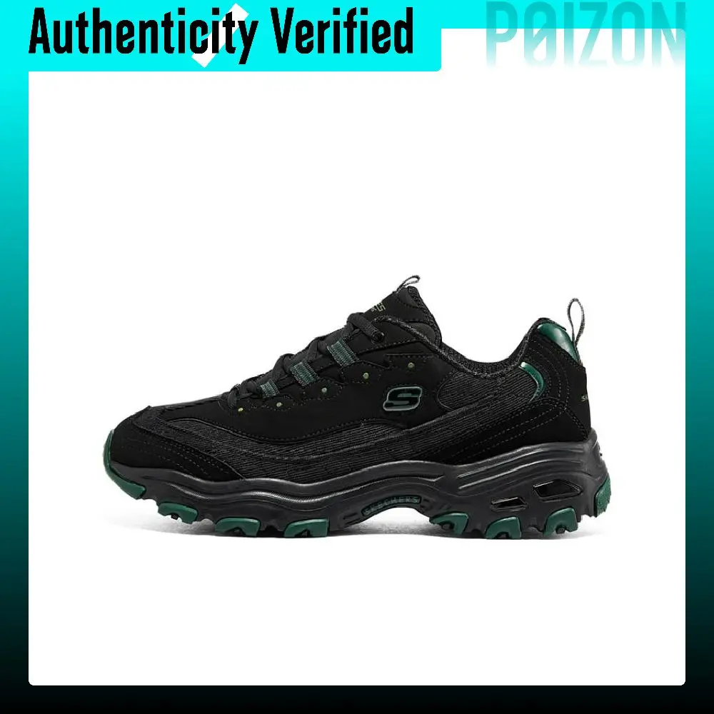 Skechers D'Lites 1.0 1.0 Textile, Split Cow Leather, Leather Cushioning Abrasion Resistant Lightweight 237153-BKOL