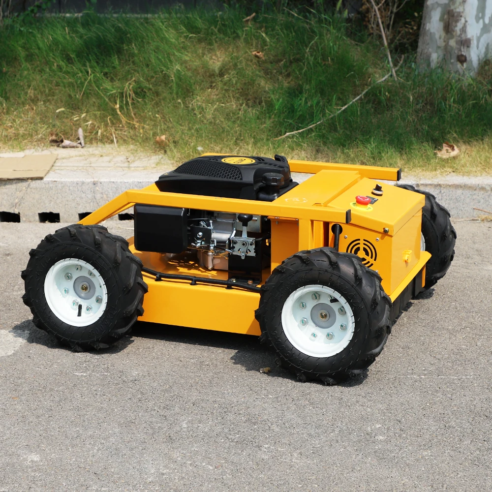 Custom Remote Control Lawn Mower, 15HP engine, 45° Slope Operation,550mm Cutting Width, Zero-turn Tractor, For Home and Farm Use