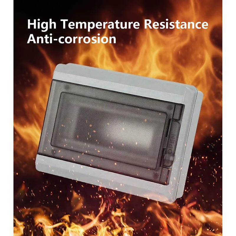 HT Series New Junction Box 2/3/5/8/12/15/18/24WAY PC Plastic Outdoor Electrical IP65 Waterproof Distribution Box switch box