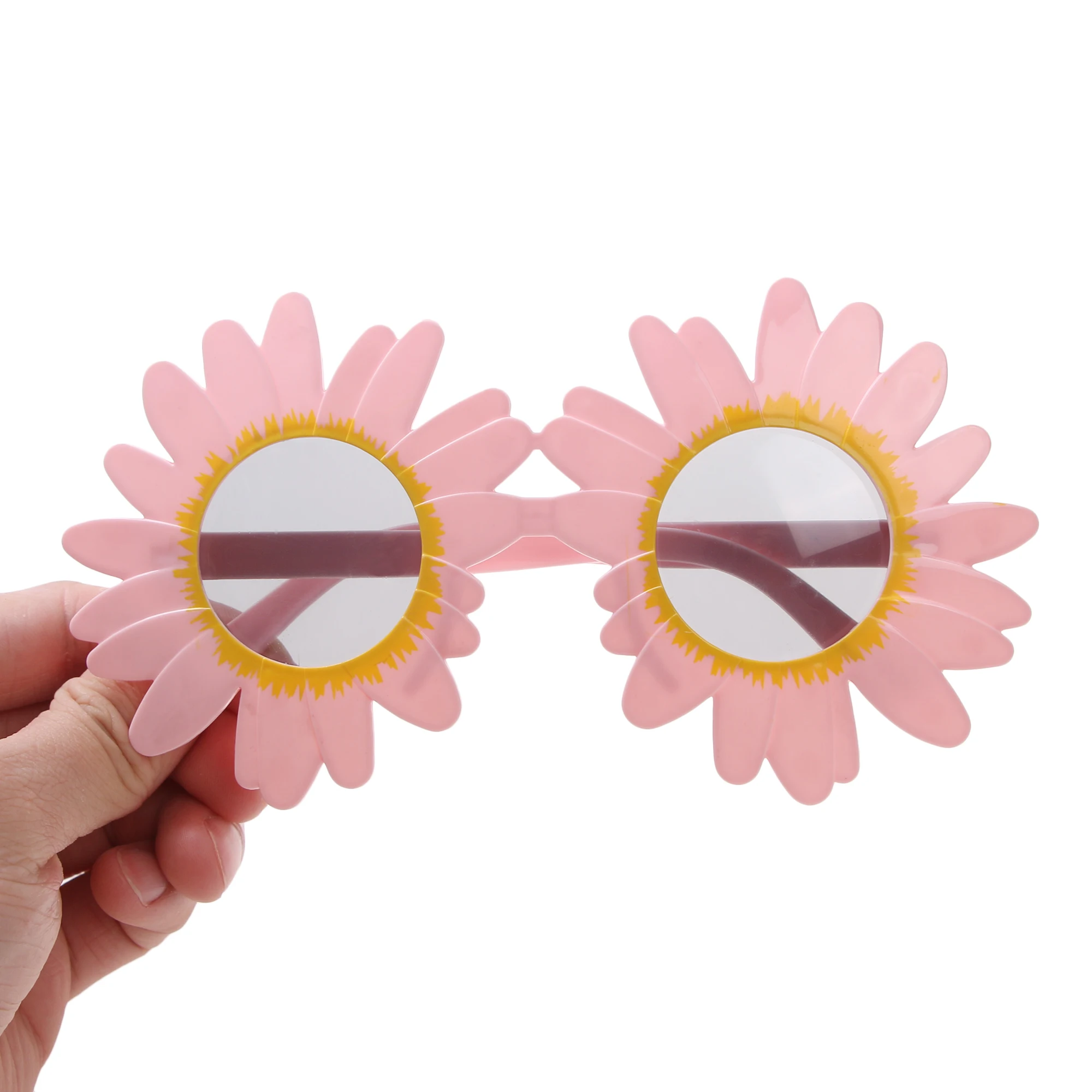 Sun Flower Daisy Sunglasses Funny Glasses Picnic Photograph Sunglasses Creative Decorative Summer Beach Birthday Party Glasses