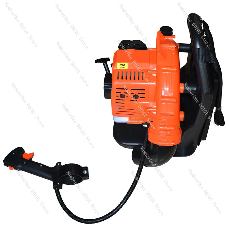 Knapsack hair dryer four-stroke gasoline snow blower garden leaves blowing high-power forest wind extinguisher