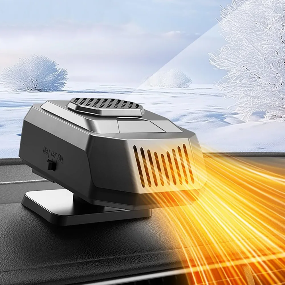 المحمولة 12 فولت سخان سيارة تذويب ديميستر اثنين سرعة تعديل نظام التدفئة مع لتنقية الهواء متعددة الوظائف معطف شتوي