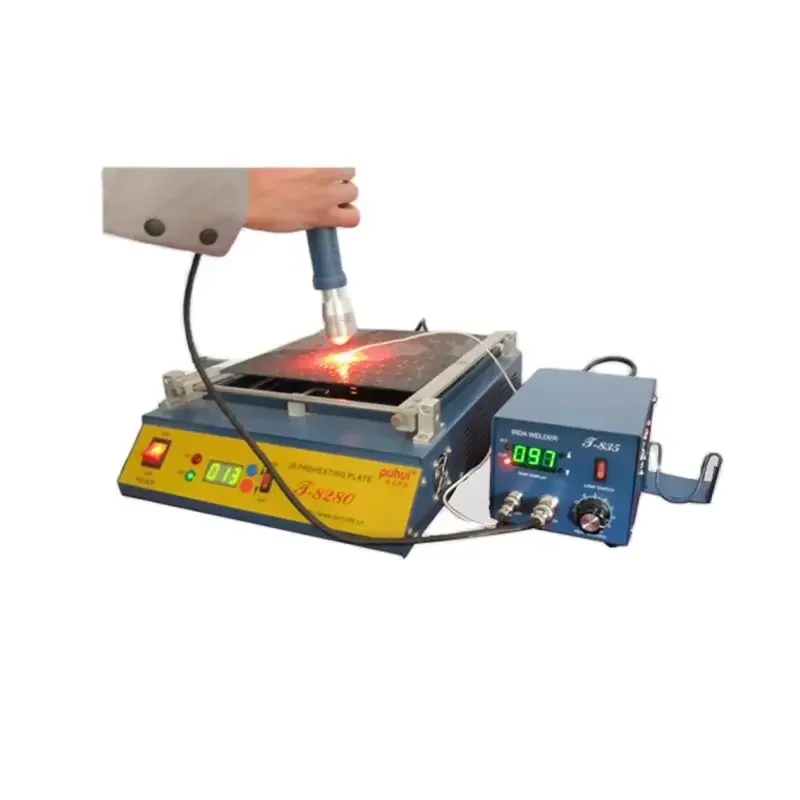 PUHUI T-835 BGA IRDA Rework Soldering Desoldering Station Welder Rework Station Iron Heat Gun Welding Station Soldering Machine