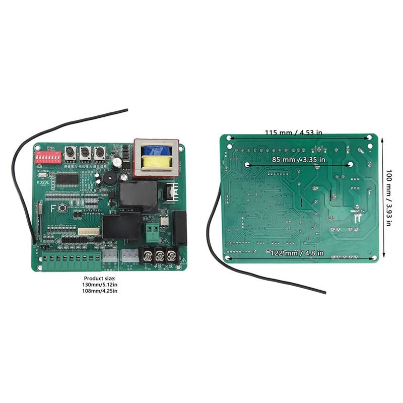 N11R- Control Board For AC Sliding Gate Opener, Main Electronic Control Board For Sliding Gate Motor,Replacement Gate(110V)