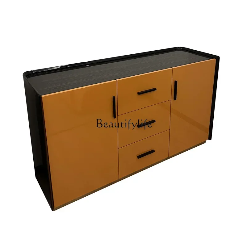 

55Italian light luxury dining side cabinet villa suite living room bedroom storage cabinet