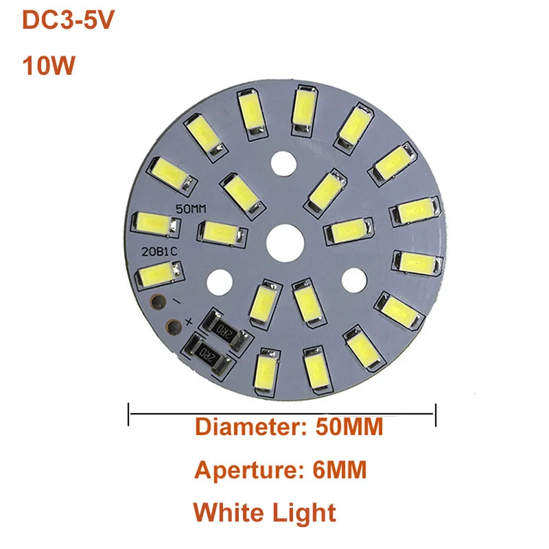 Wysokiej jasności 1 sztuk 5730 SMD DC3-5V LED lampa pokładzie źródło światła USB uniwersalny jeden kolor koraliki do lampy ciepłe białe światło 10W