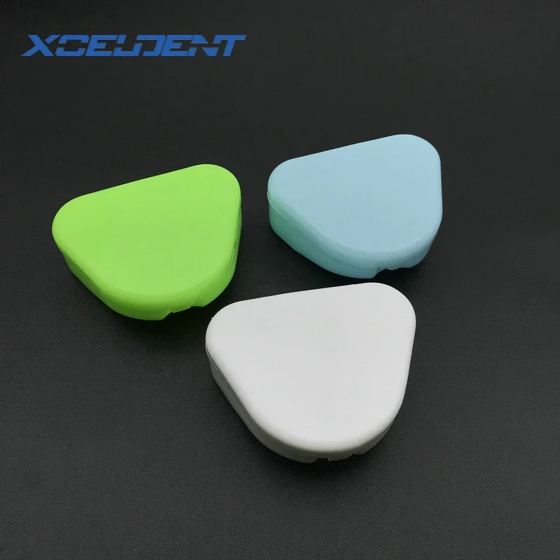 1pcs Dental Retainer Box Mouthguards Dentures Sport Guard Denture Storage child and Adult Orthodontic Container 3 Color